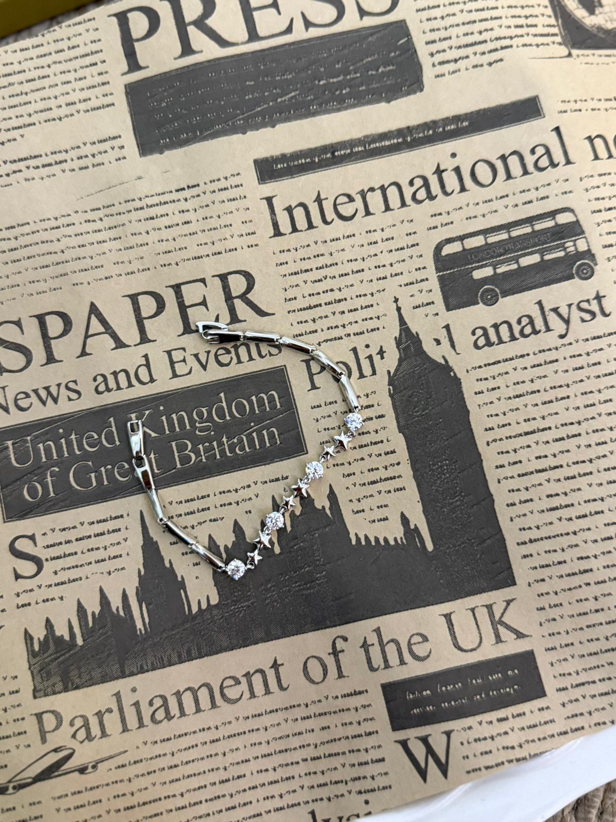 Xuping Zirkon Taşlı Yıldız Şık Bileklik 1244