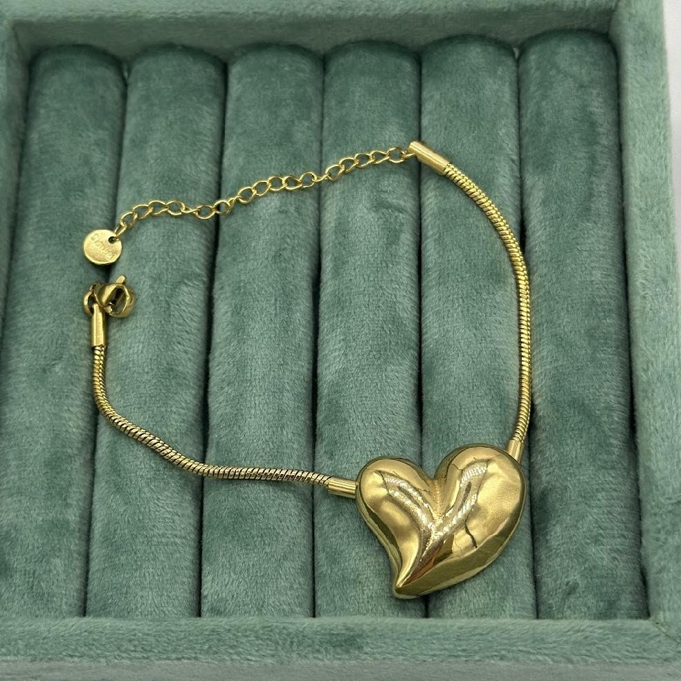 Gold Kalpli Çelik Bileklik 820