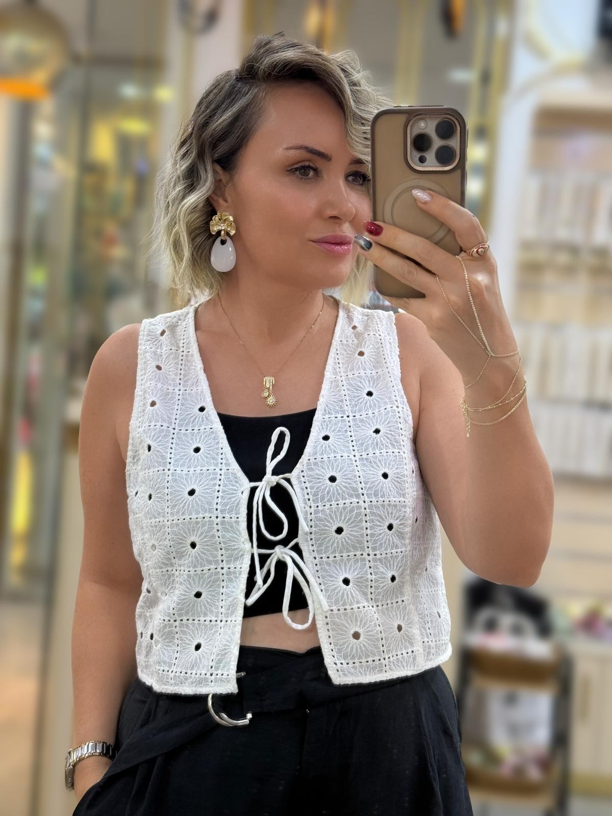 Shela Kombin Zr Model Küpe Çelik Güneş Kolye Mineli Yüzük Şahmeran 979