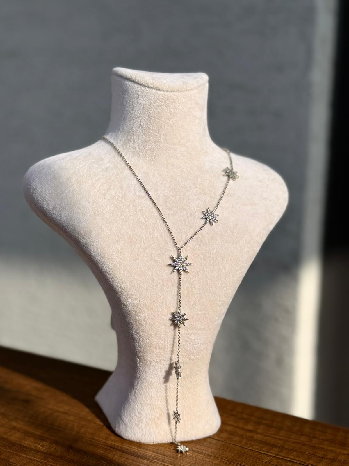 Kuzey Yıldız Silver Y Kolye 1330