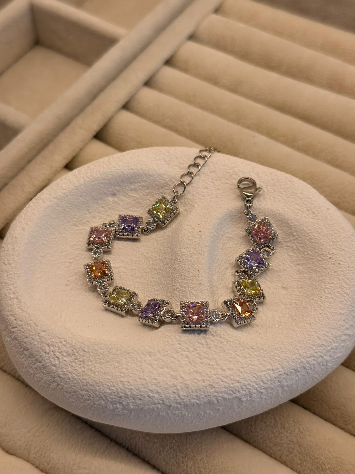 Zirkon Taşlı Xuping Silver Renkli Bileklik 1131