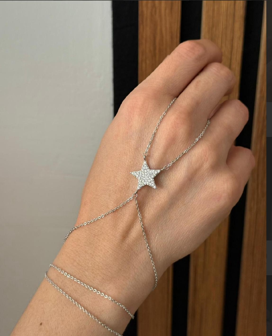 Silver Yıldız Taşlı  Şahmeran 672