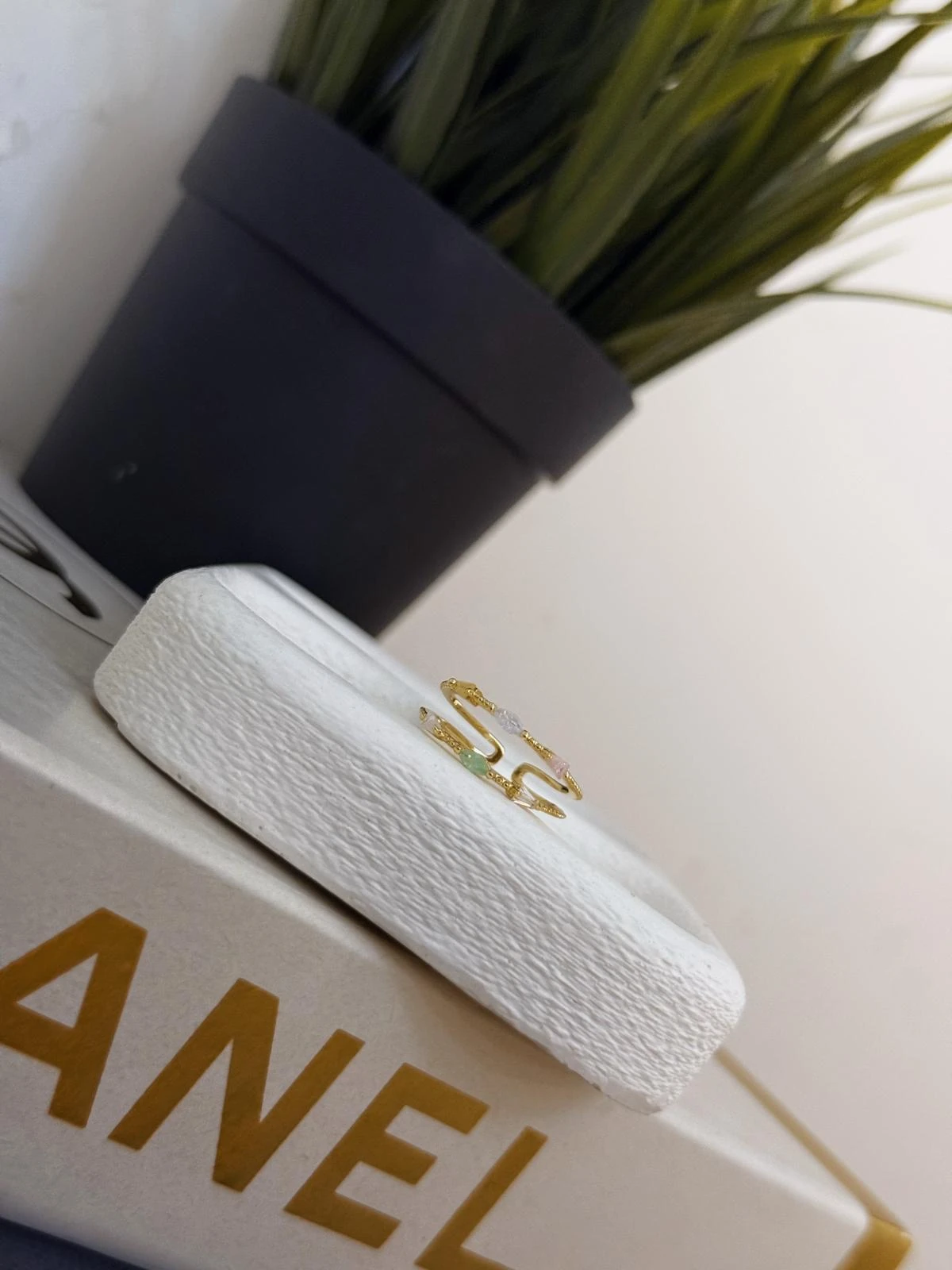 Zirkon Taşlı Renkli Taşlı Yüzük 1064