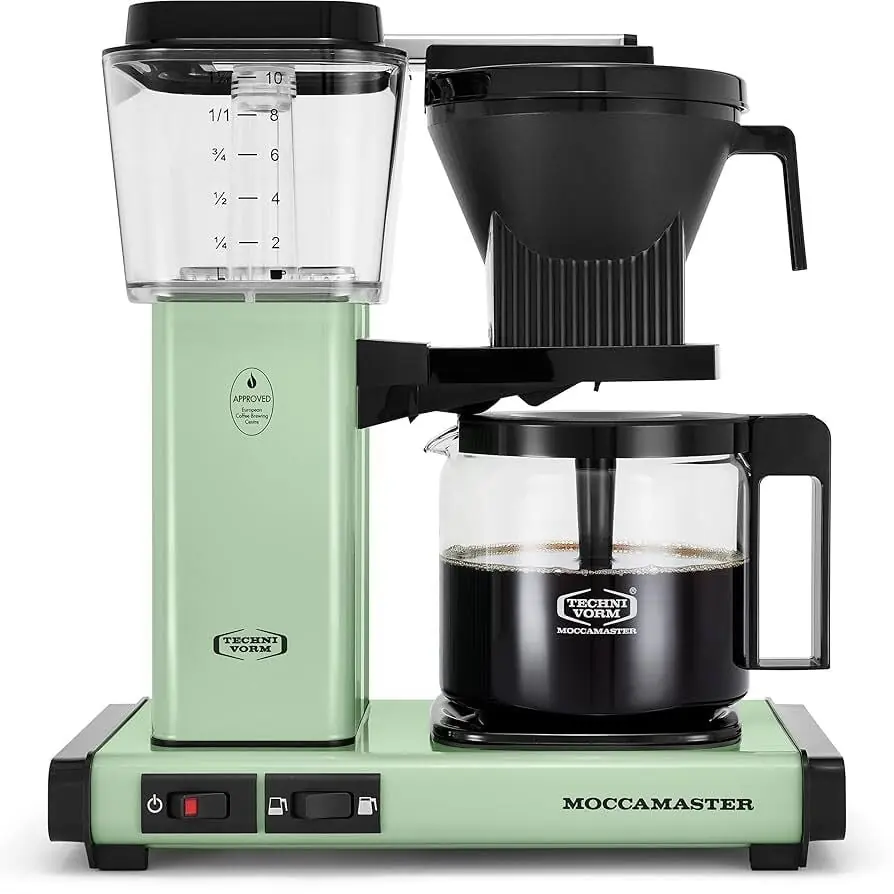 Moccamaster KBG Select Pastel Yeşil Filtre Kahve Makinesi Cam Potlu