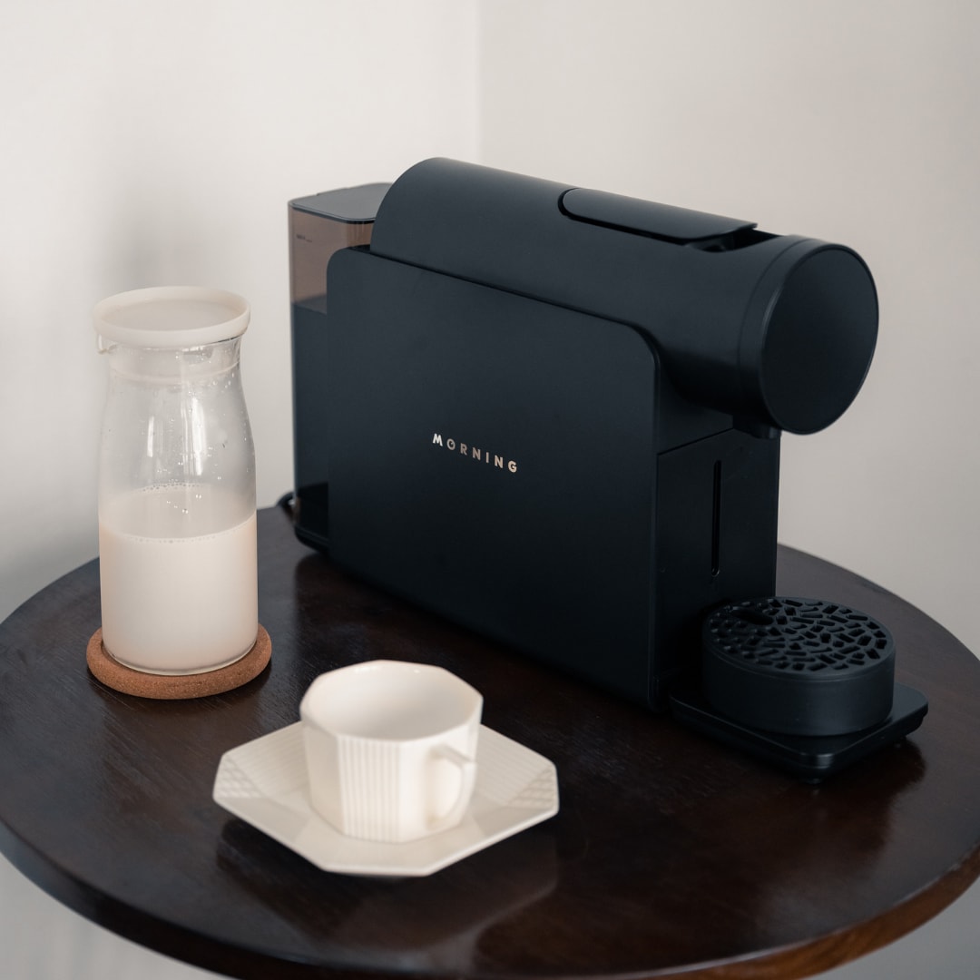 Morning Kapsül Kahve Makinesi Siyah (Kapsül Kahve Hediyeli)