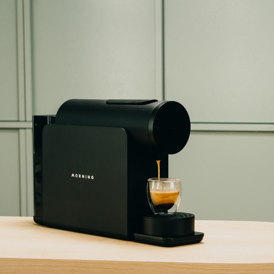 Morning Kapsül Kahve Makinesi Siyah (Kapsül Kahve Hediyeli)