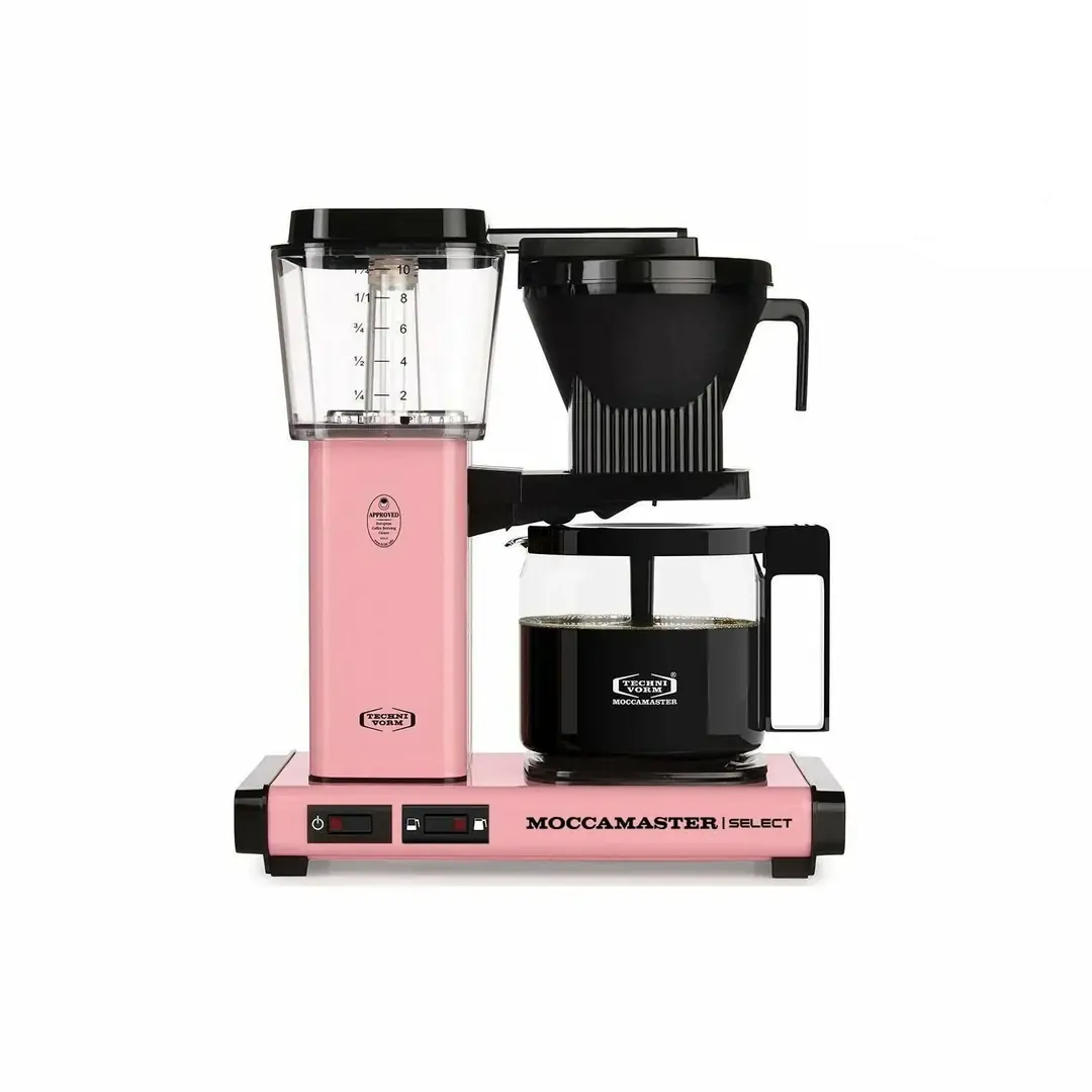 Moccamaster KBG Select Pembe Filtre Kahve Makinesi Cam Potlu