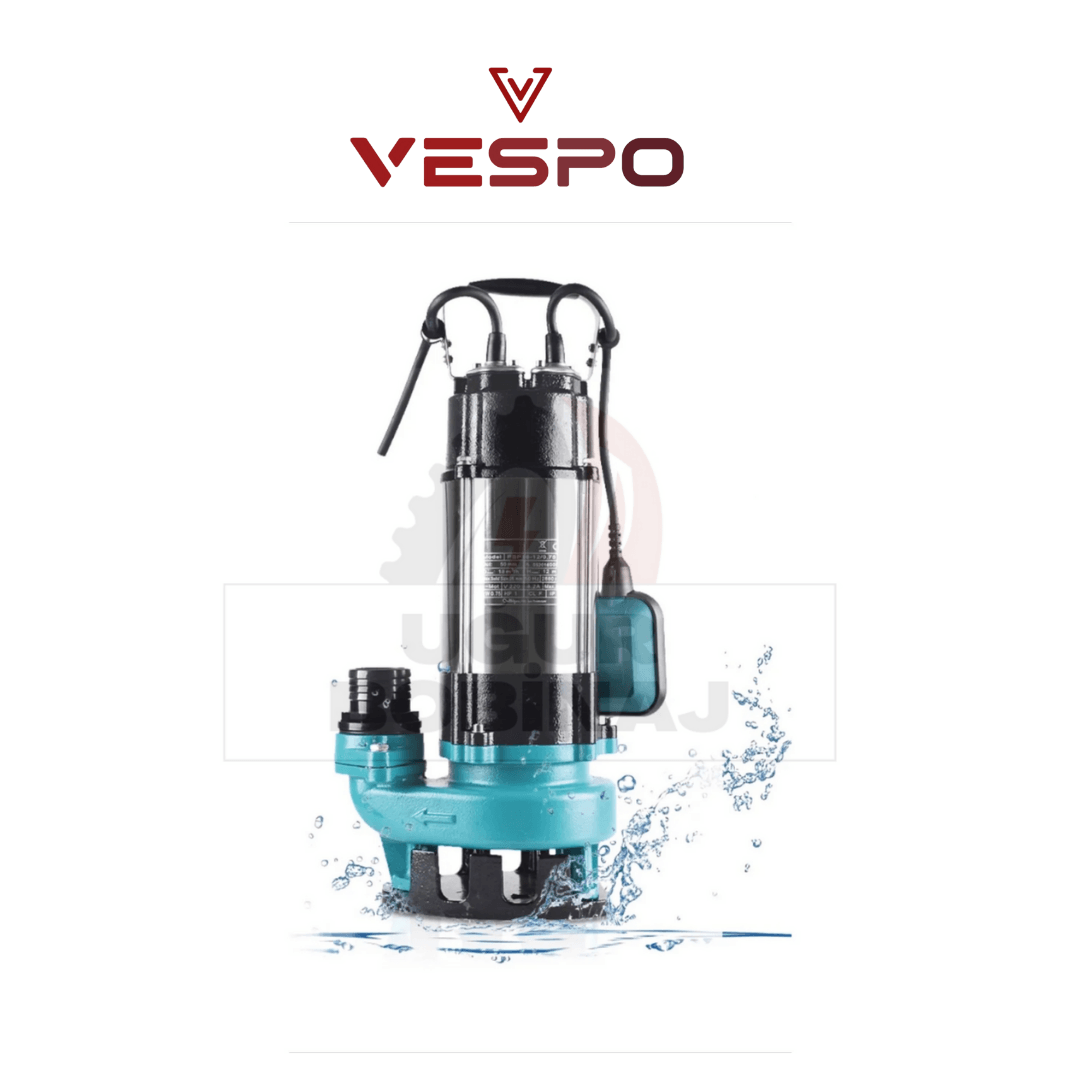 V150F 2 HP Drenaj Logar Atık Su Pompası Krom (220V)
