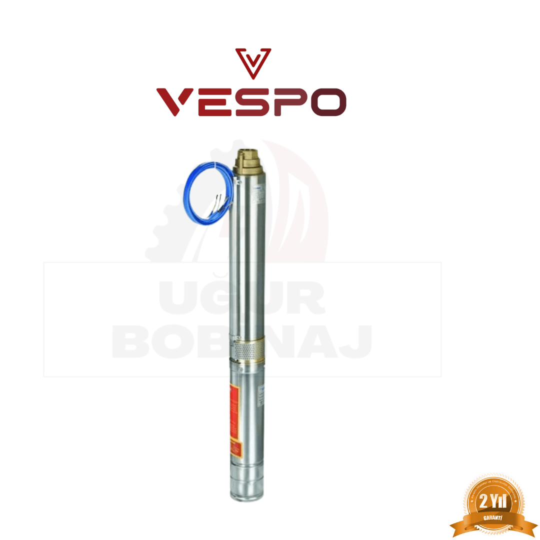 4" 1 Hp 4004/10 Dalgıç Pompa 10 Kademe 220v (2 YIL GARANTİLİ)