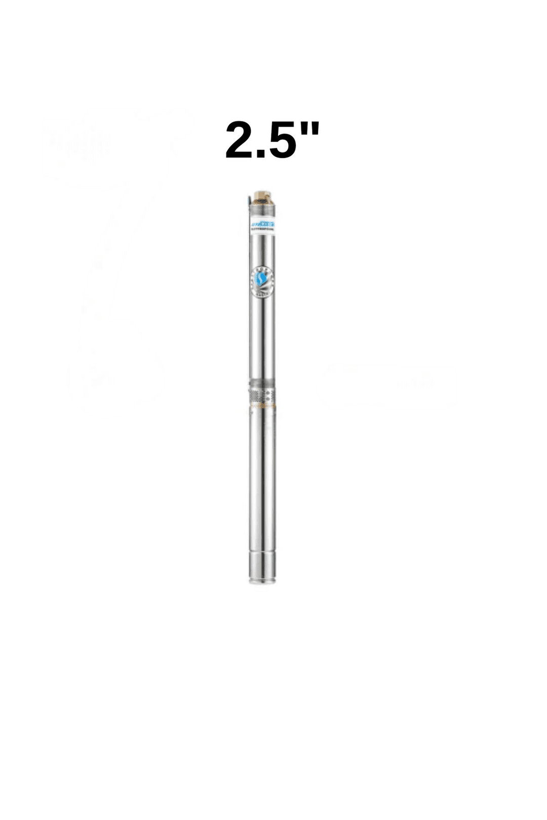 2.5" 60mm Dış Çap En İnce 0.75 Hp 31 Kademe Dalgıç Pompa (220V)