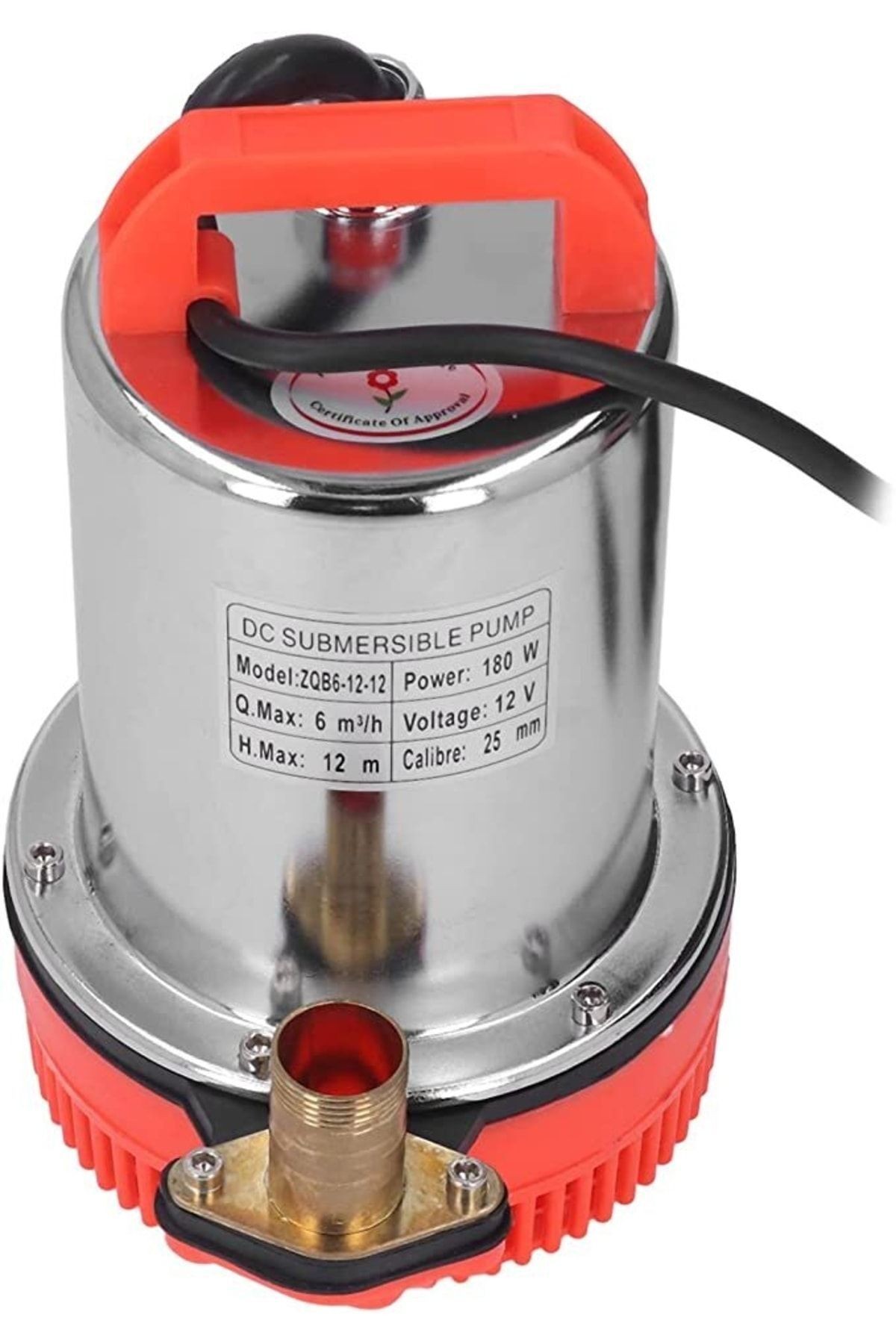 12 Volt Dc Drenaj Dalgıç Pompa Sintine Pompası 10 Mss 3 M³/h