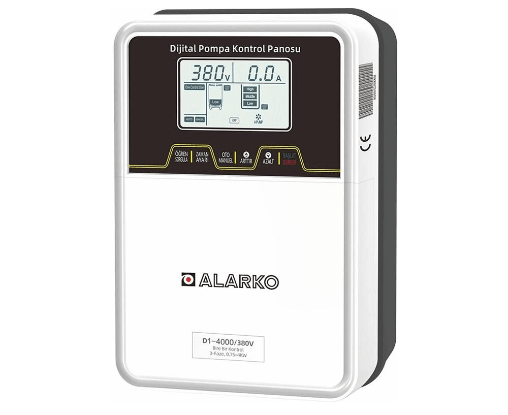 20Y-2200  0.5HP-3HP Dalgıç Pompa Hidrofor Kontrol Panosu Monofaze 