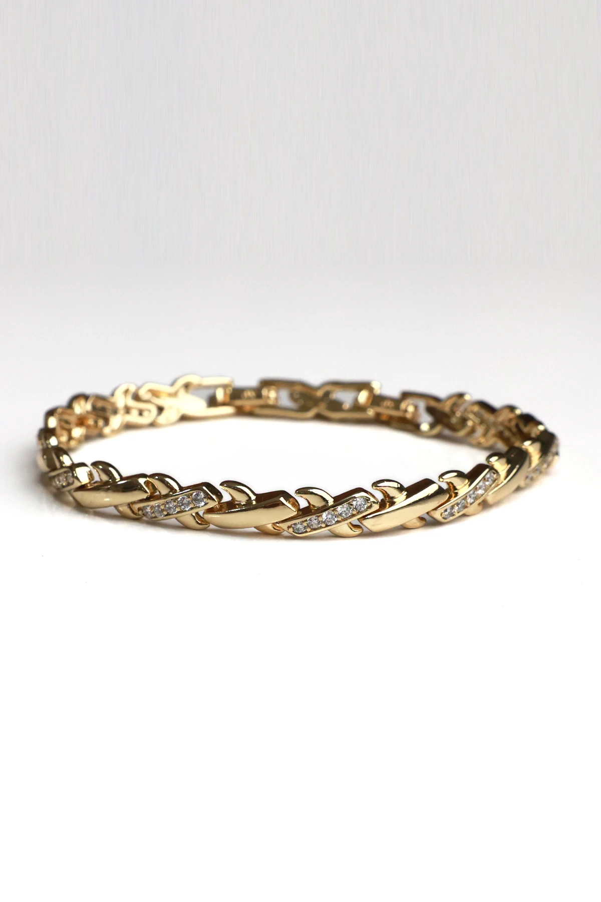 Sonche Altın Rengi Hasır Bileklik 2040