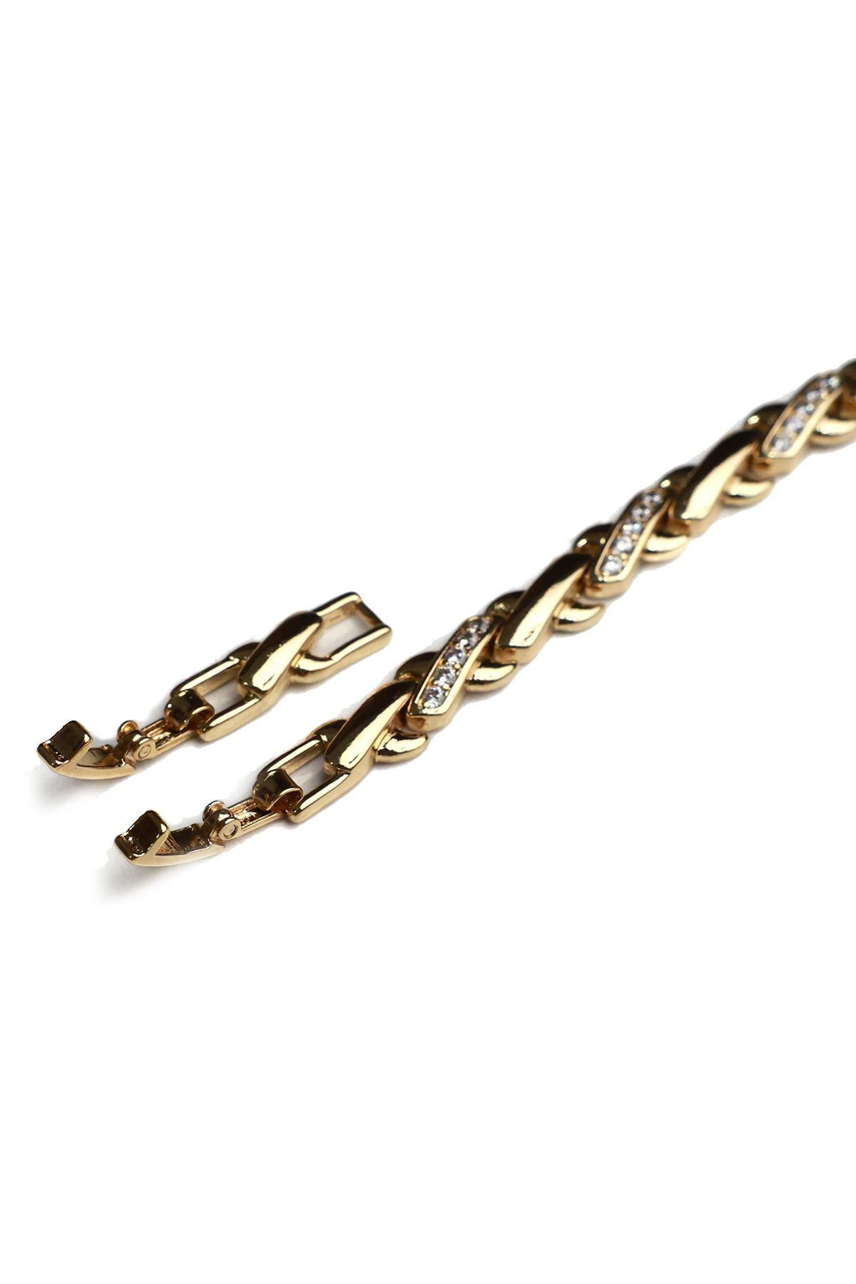 Sonche Altın Rengi Hasır Bileklik 2040