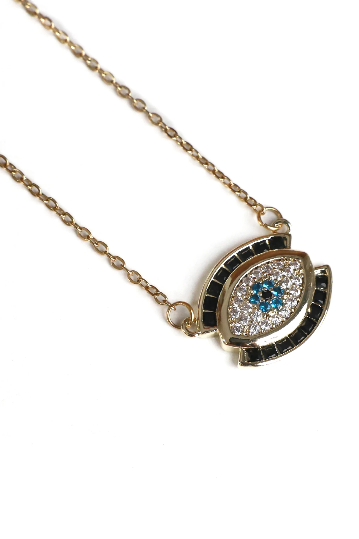 Sonche Taşlı Göz Kolye 1100