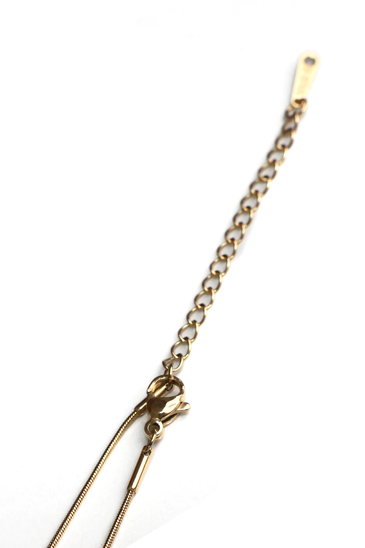 Sonche Kare Taşlı Kolye 1140