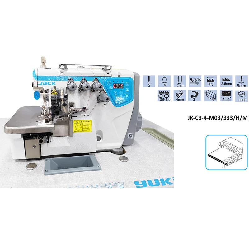 Jack C3 Overlok Makinesi 4 İplik