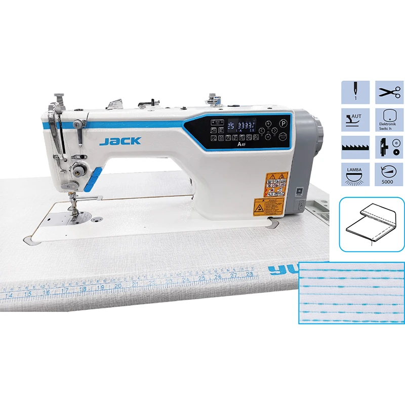 Jack A4 Düz Dikiş Makinesi İplik Kesicili