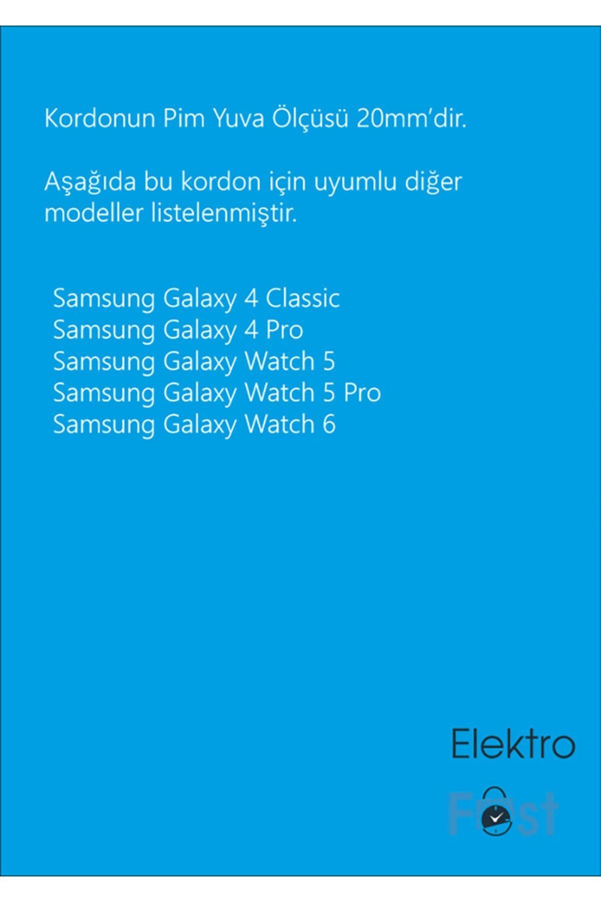 Samsung Galaxy Watch 4 4 Pro Uyumlu Çok Renkli Manyetik Silikon