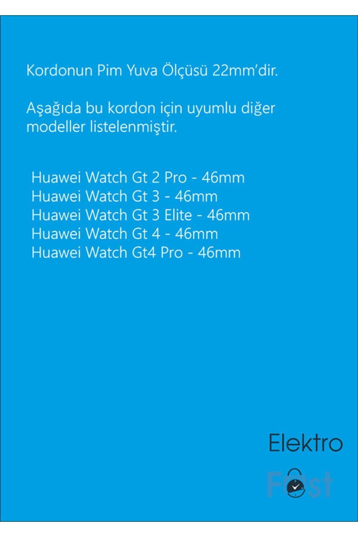 Huawei Watch Gt Serisi Uyumlu Metal Hasır Kordon