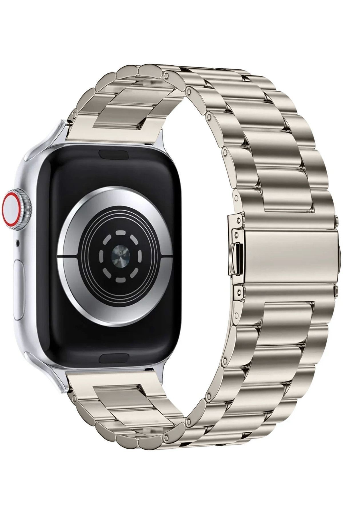 Apple Watch Series (1-9)/ultra (1-2) Uyumlu - Paslanmaz Çelik Renkli K