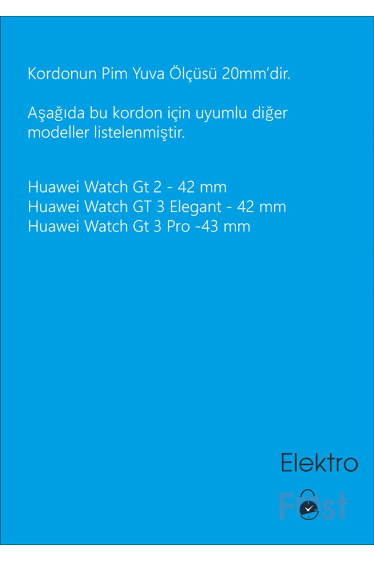 Huawei Watch Gt Serisi Uyumlu Metal Hasır Kordon