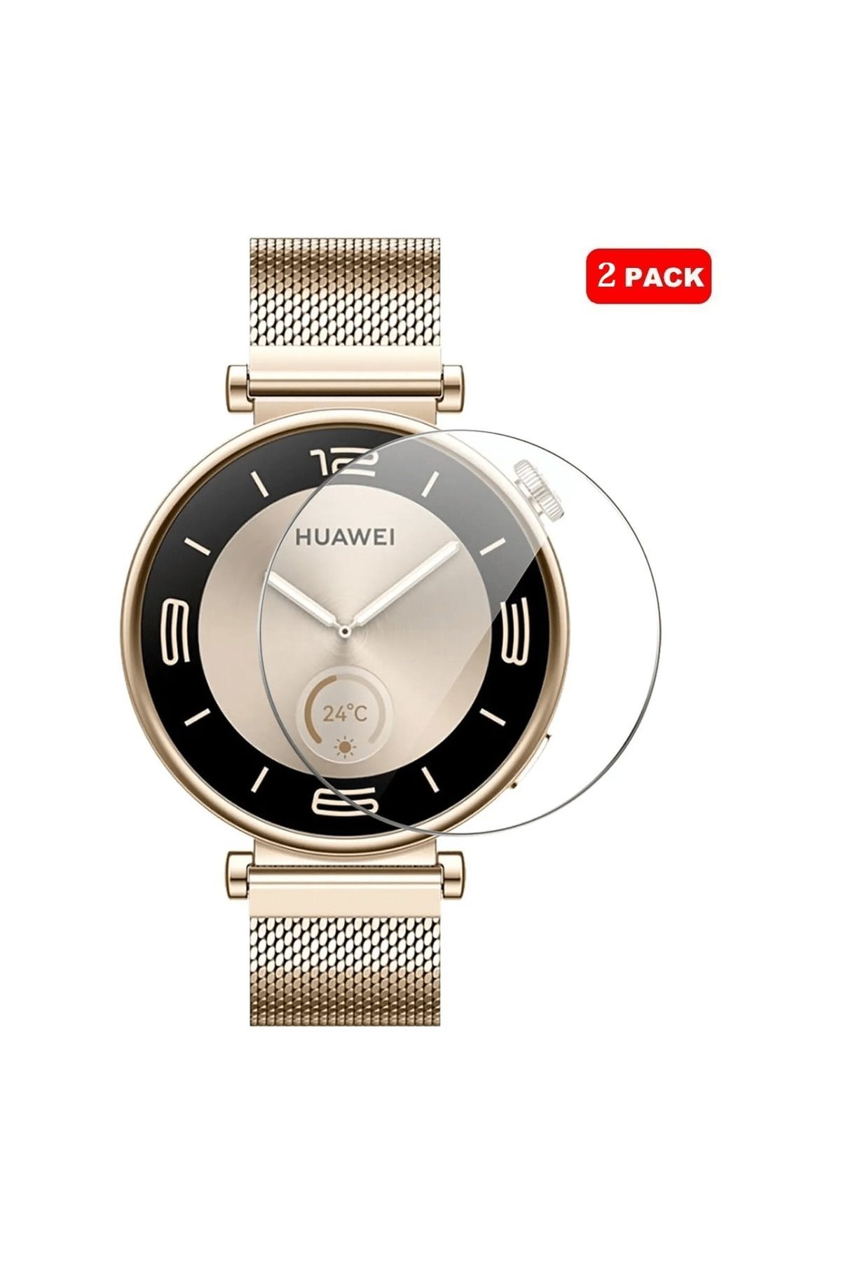 Huawei Watch GT 4 46 mm Titanium Hidrojel Ekran Koruyucu Dayanıklı Ken