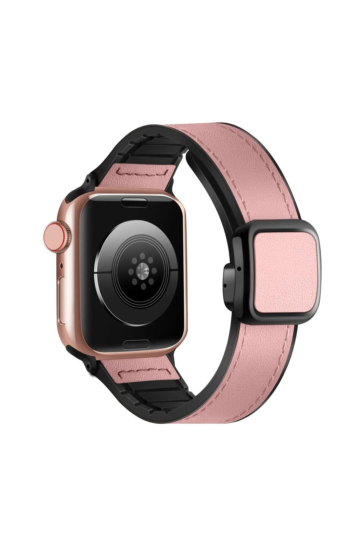 Apple Watch 38-40-41 mm - Sweet Deri Mıknatıslı Kordon image