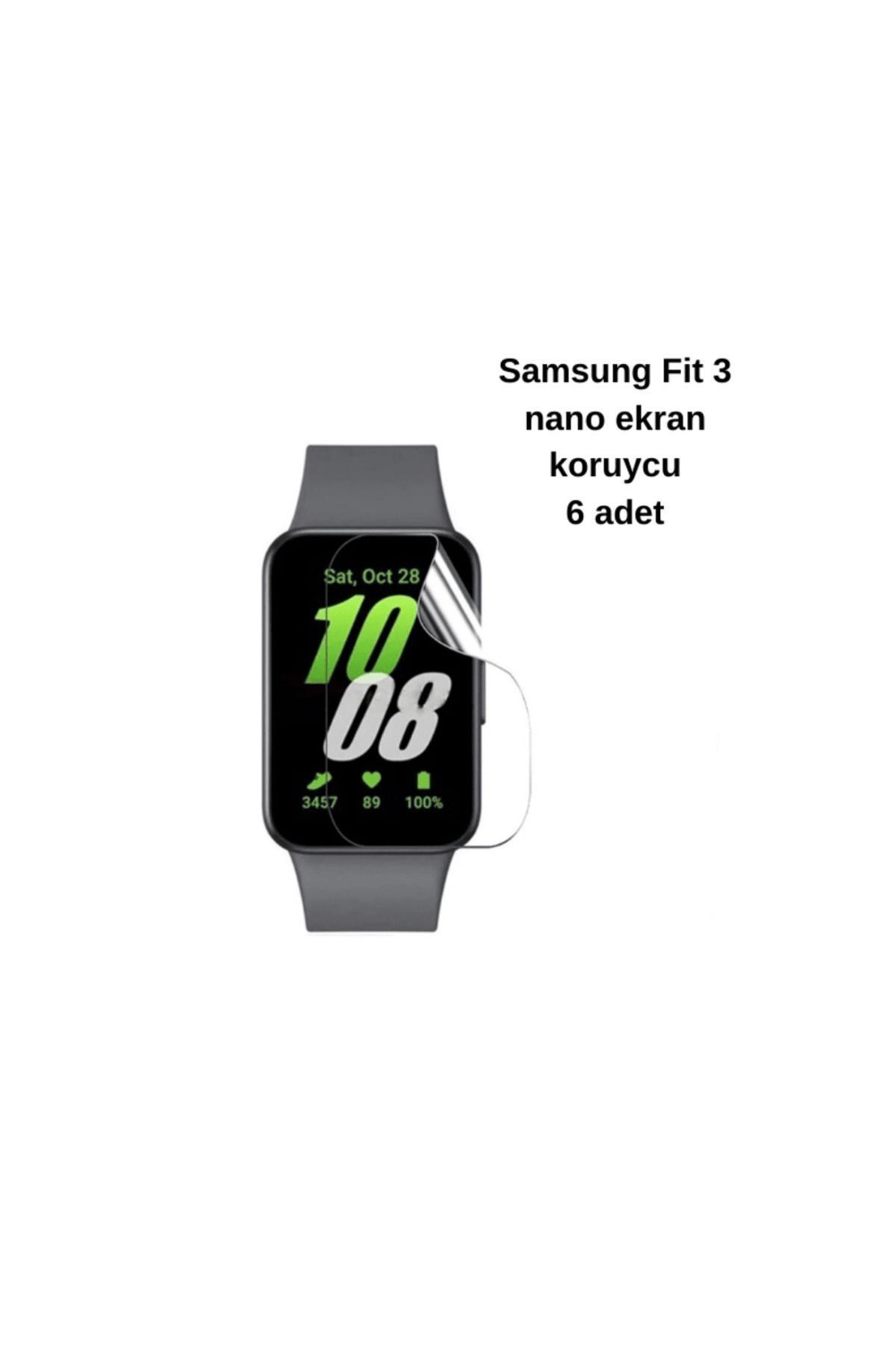 Samsung Fit 3 Anti Shock 6 3 Adet Nano Cam Ekran Koruyucuları