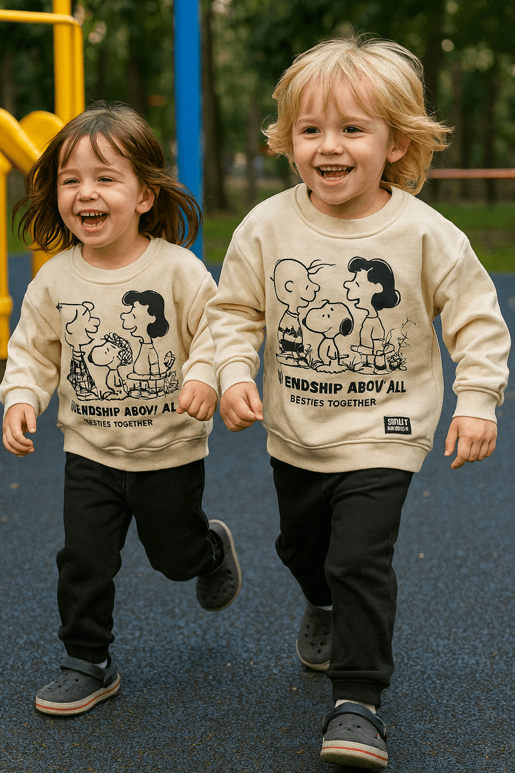 Zra Snoppy 3 İp Sardonsuz Pamuklu Sweat