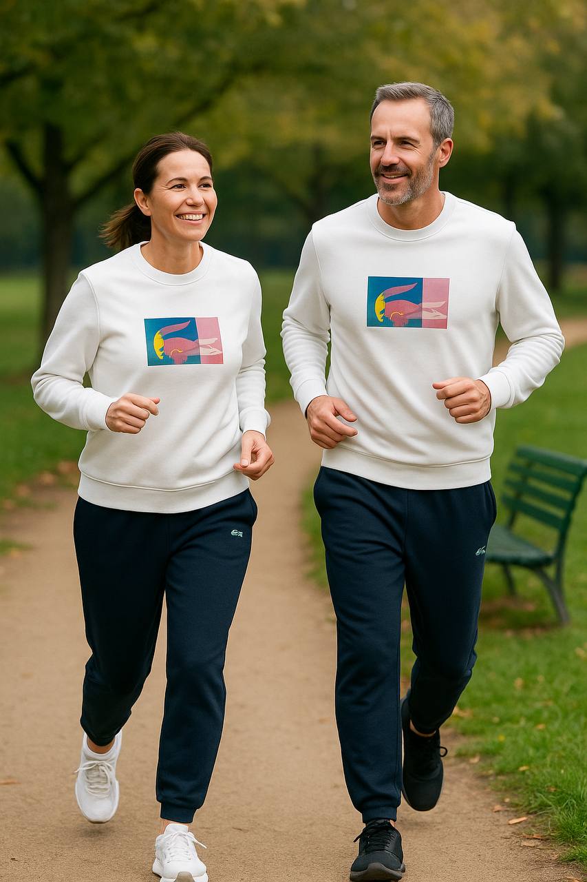 Lcoste İthal Unisex Yetişkin 3 İp Şardonlu Pamuklu Takım 