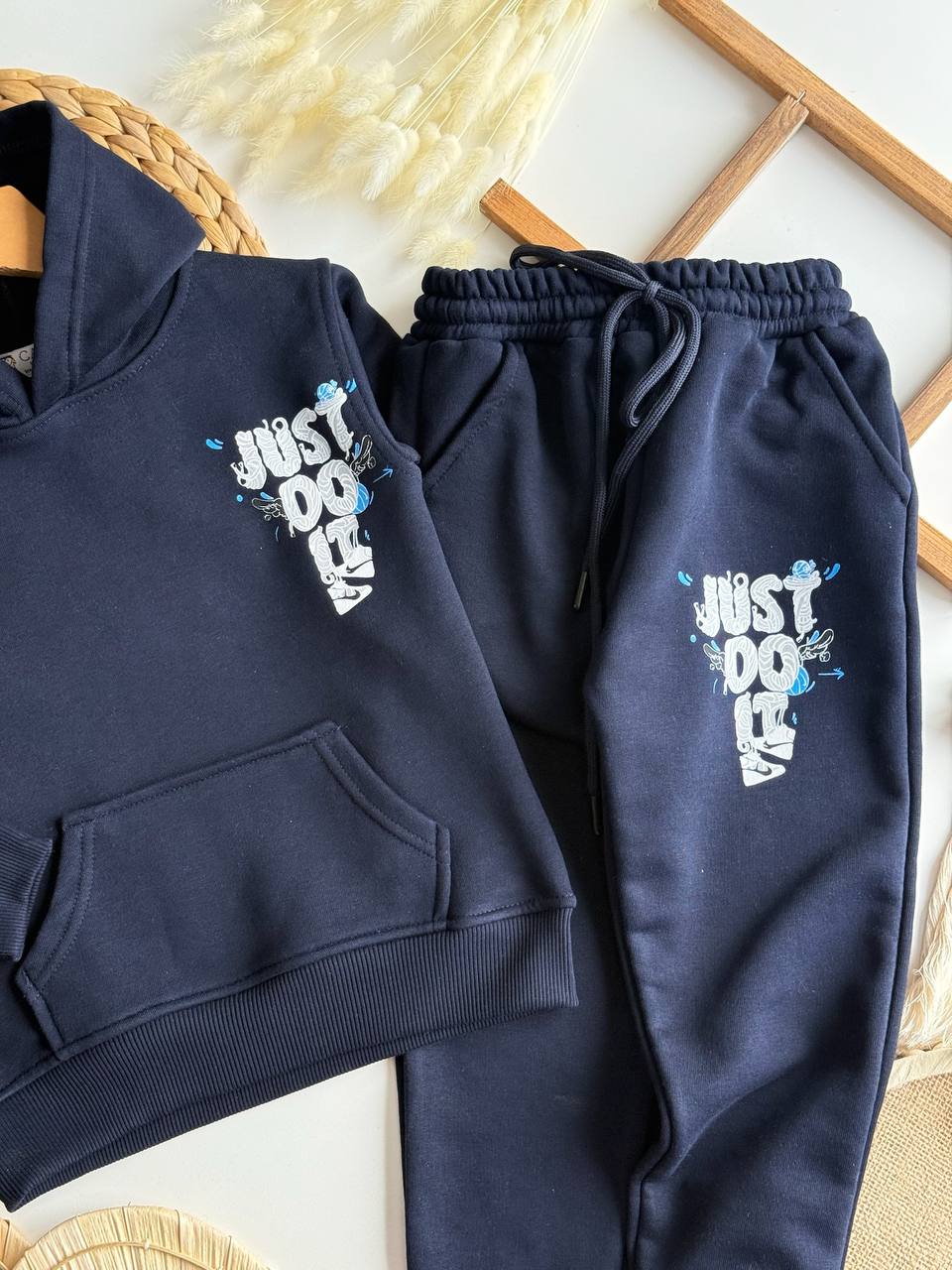 Nike Kanguru Cep Kapşonlu Pamuklu takim
