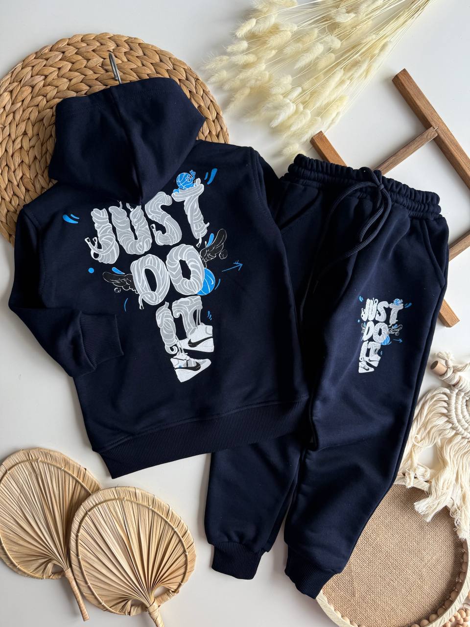 Nike Kanguru Cep Kapşonlu Pamuklu takim