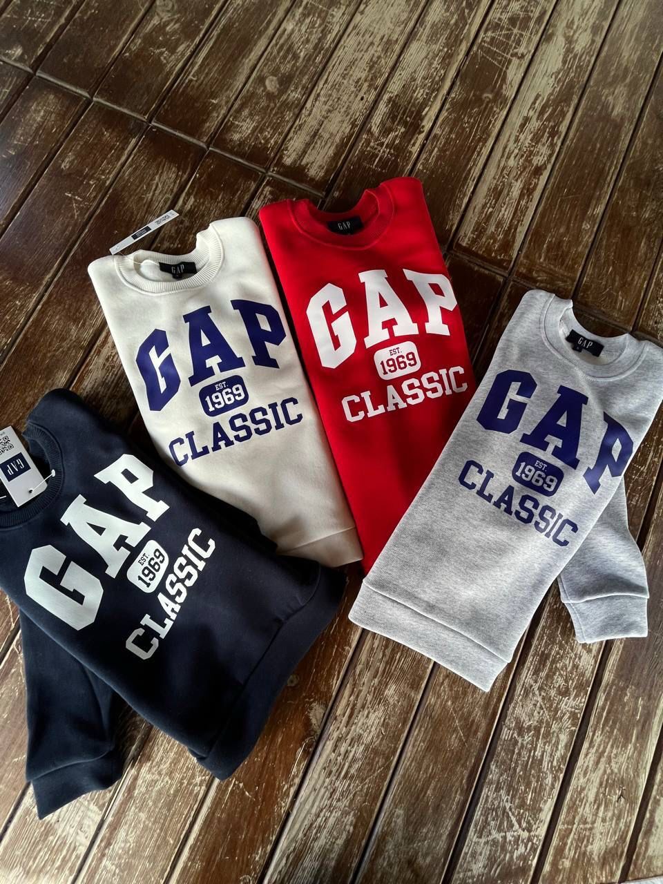 Gap Classic İthal 3 İp Şardonlu Yetişkin Sweattshirt