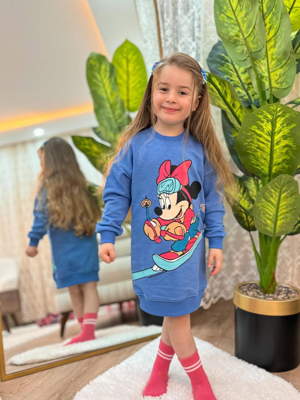 Minnie Mause 3 İp Pamuklu Elbise
