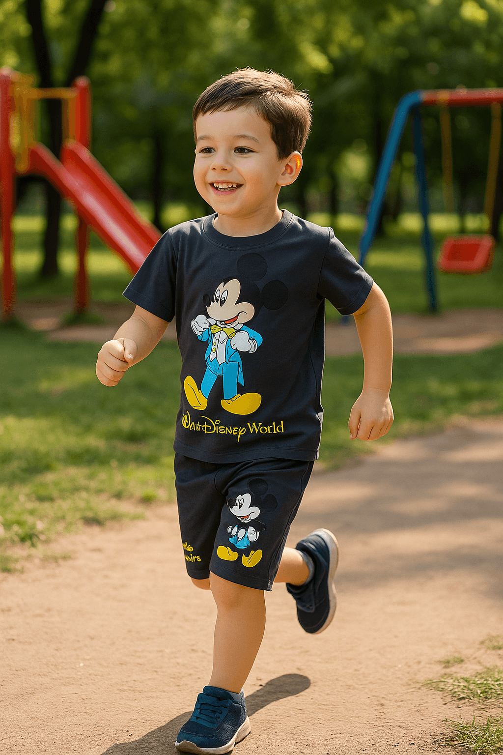 Zra Mickey Mouse Pamuklu Çocuk Takım