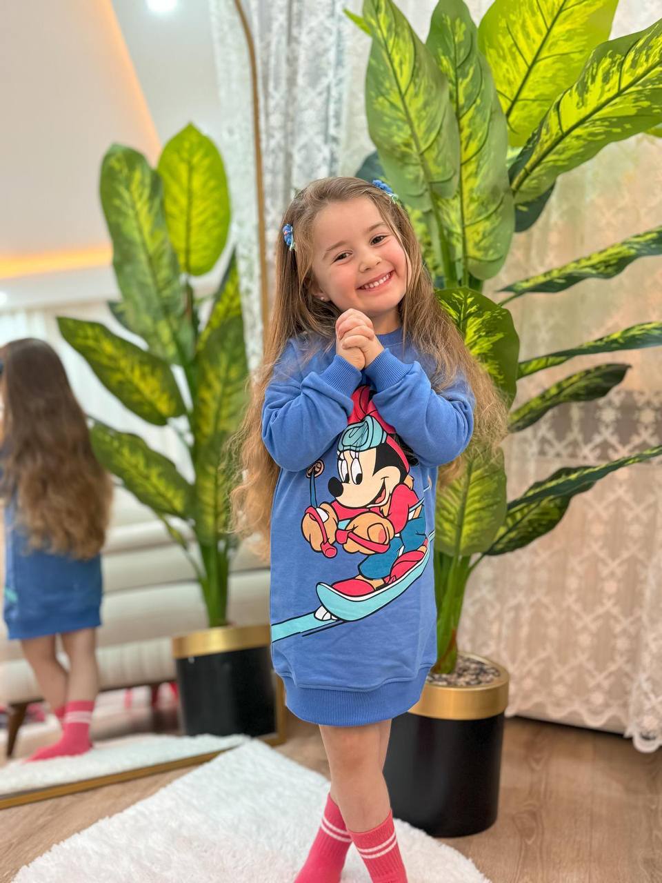 Minnie Mause 3 İp Pamuklu Elbise