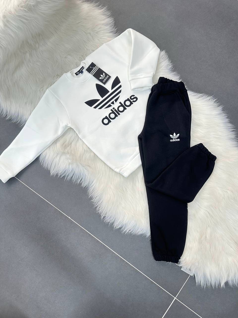 Adidas İthal Yetişkin 3 İp Şardonlu Pamuklu Takım 