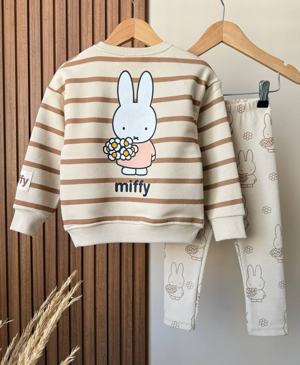 Miffy Çizgi Detay Pamuklu Takım