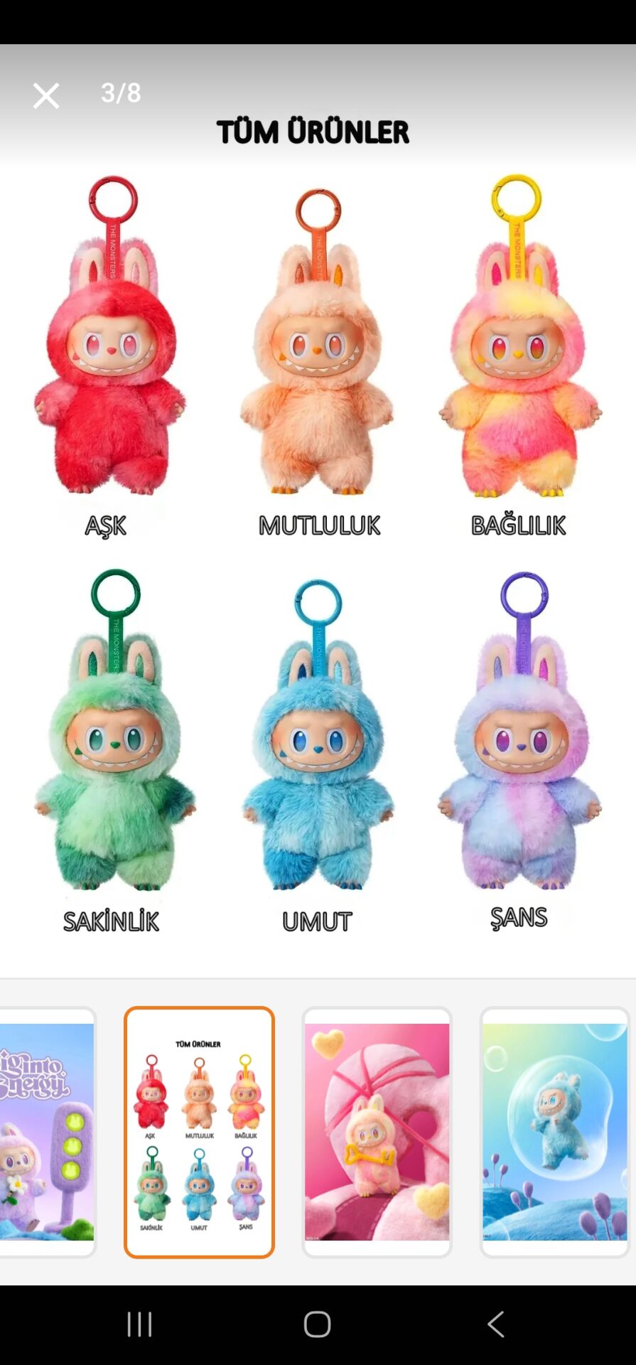Labubu Pop Mart Orjinal Kutulu Oyuncak