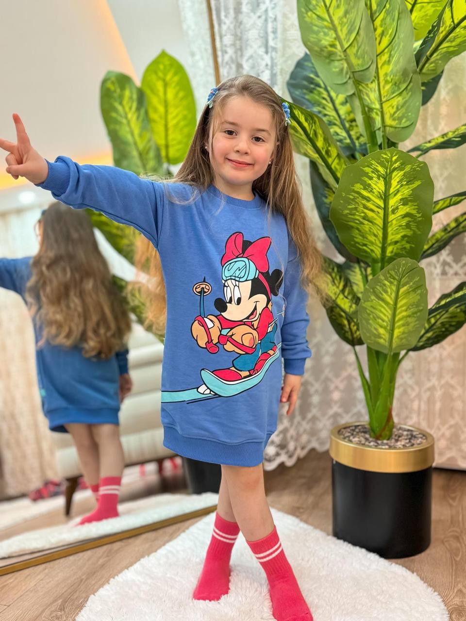 Minnie Mause 3 İp Pamuklu Elbise