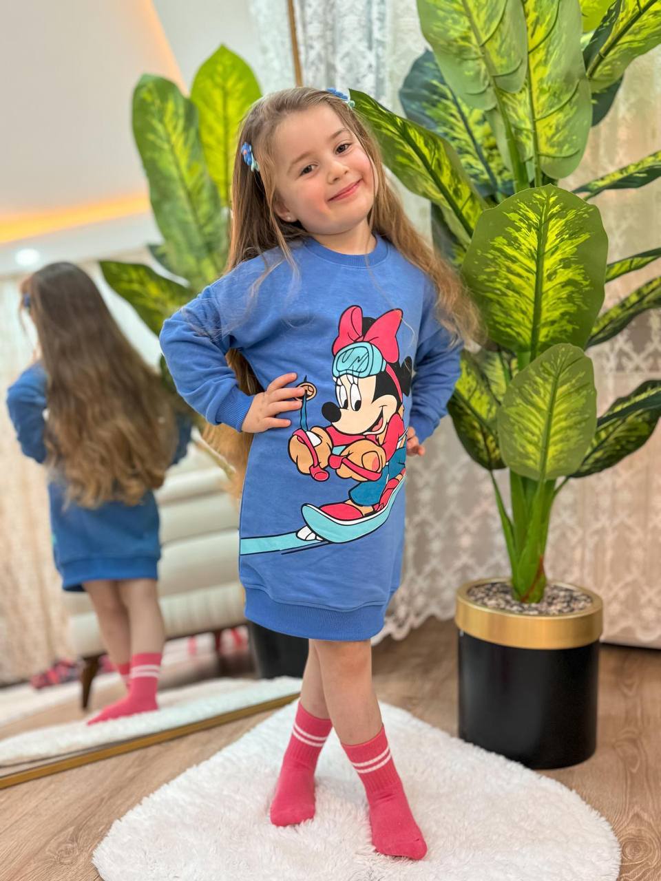 Minnie Mause 3 İp Pamuklu Elbise