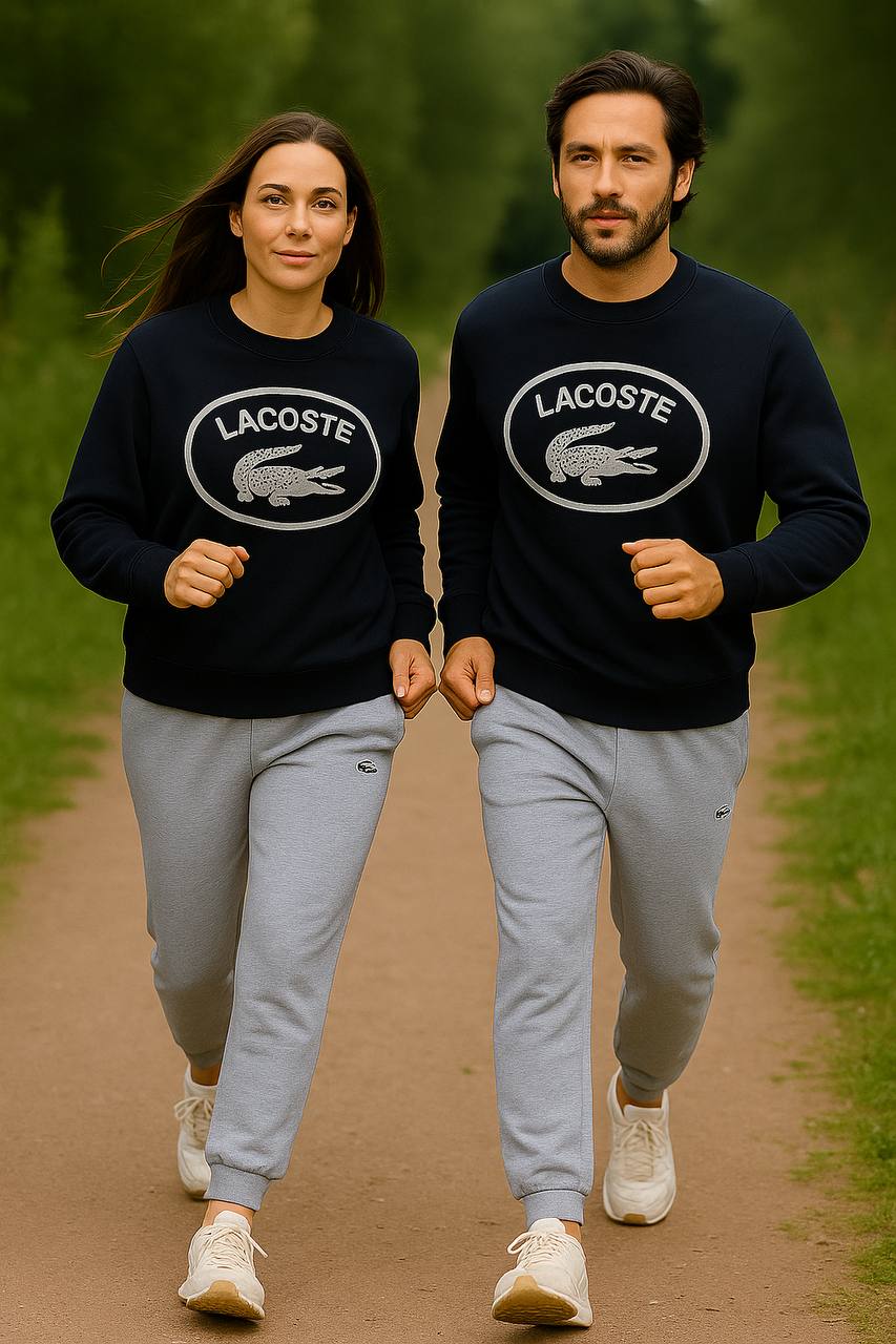 Lcoste İthal Unisex Yetişkin 3 İp Şardonlu Pamuklu Takım 