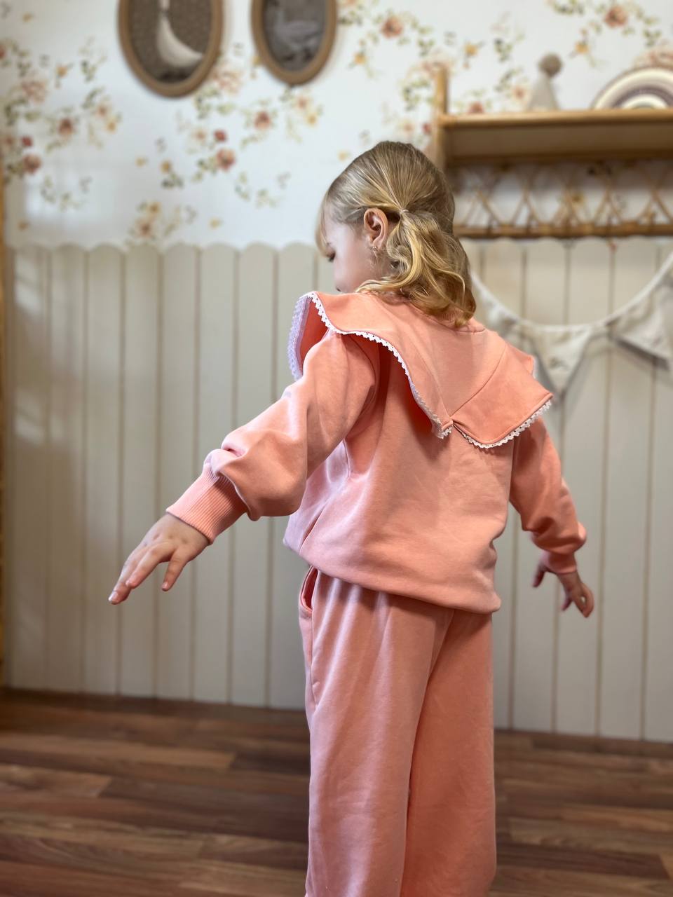 Hello Kitty Yaka Detay Pamuklu Takim