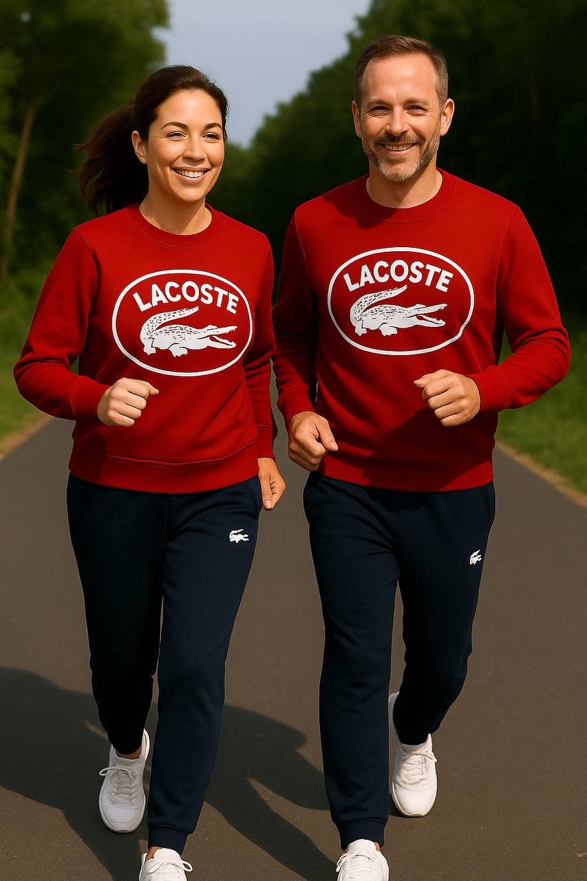 Lcoste İthal Unisex Yetişkin 3 İp Şardonlu Pamuklu Takım 