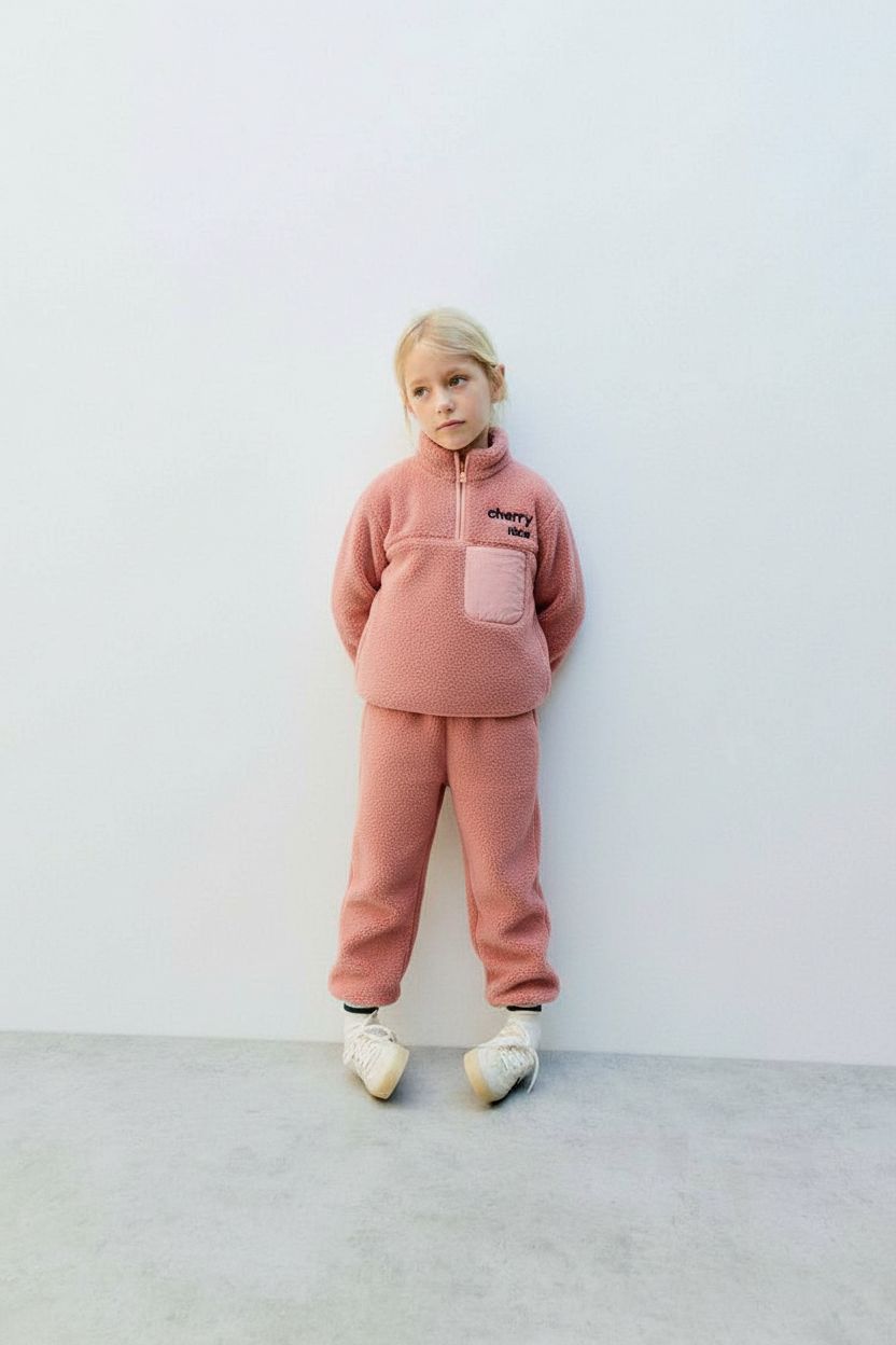 Laci'el Paris Peluş Pamuklu Unisex Takım