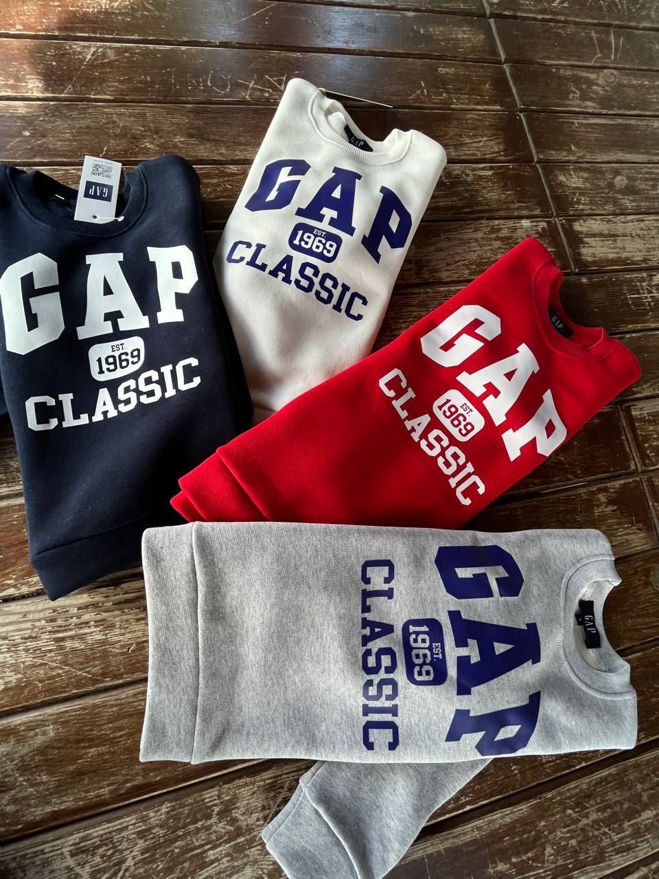 Gap Classic İthal Unisex 3 İp Şardonlu Tam Pamuk Sweatshirt