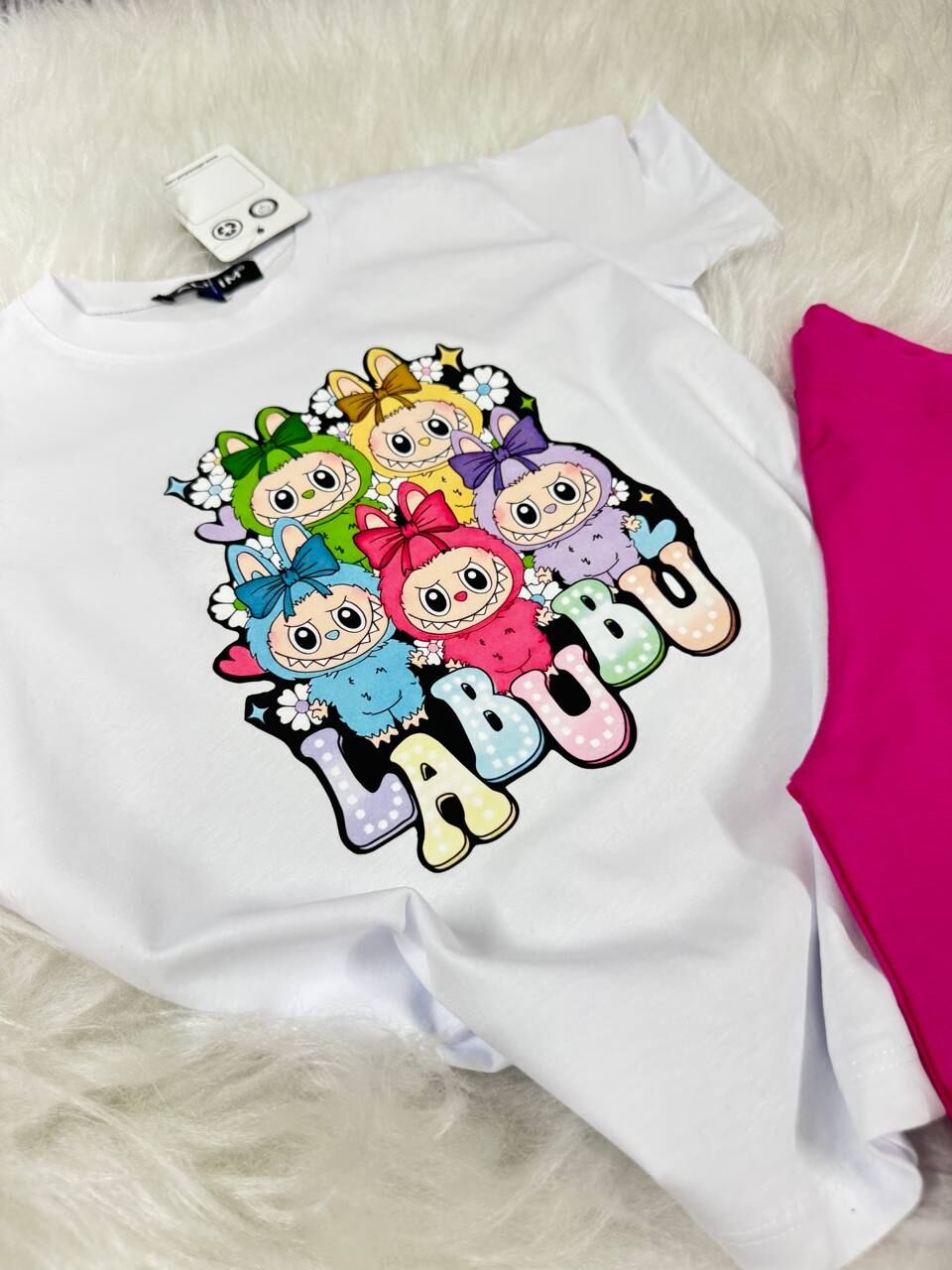 Labuhu İthal Capri Taytlı Kız Çocuk Takım