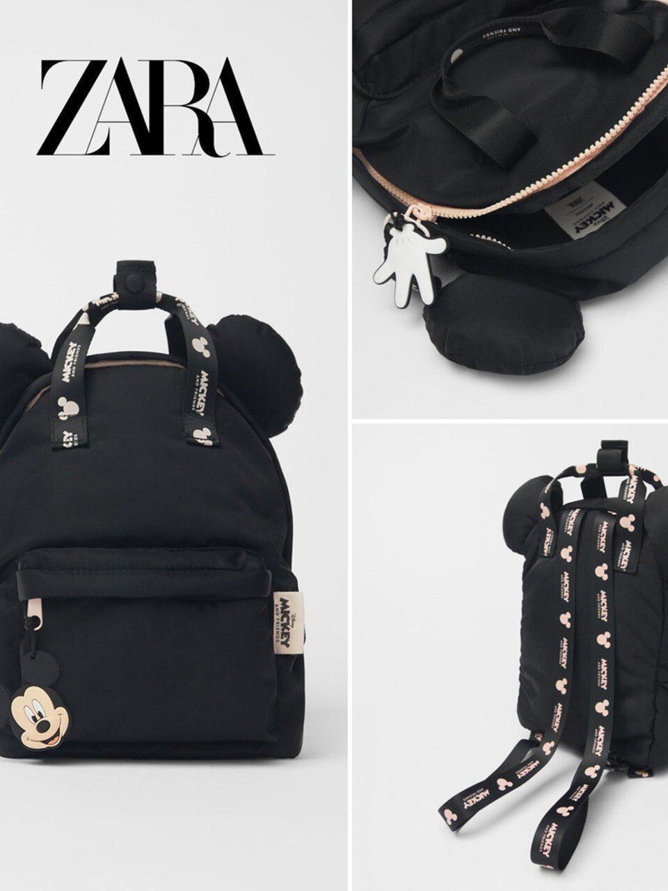 ZRA Mickey Mouse Unisex Çocuk Çanta