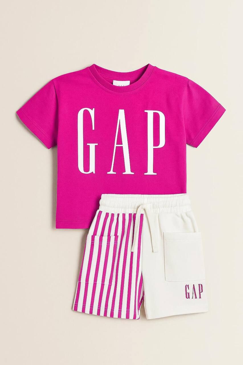Gap Çizgili Kız Çocuk Takım